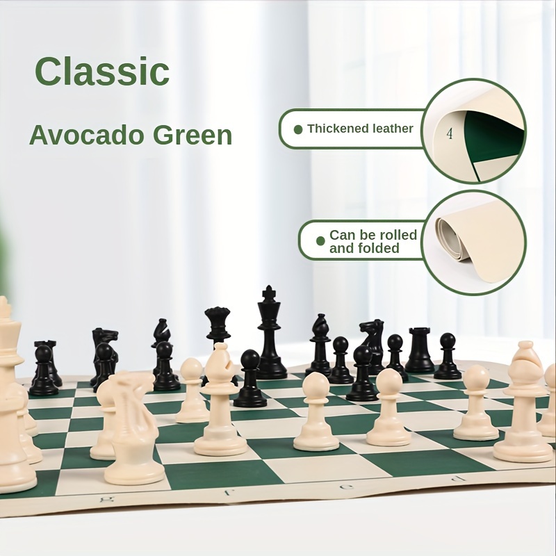 International Chess Mat International Chess Pieces Adult Chess Intelligence Plastic Chess Figure Championship Game
