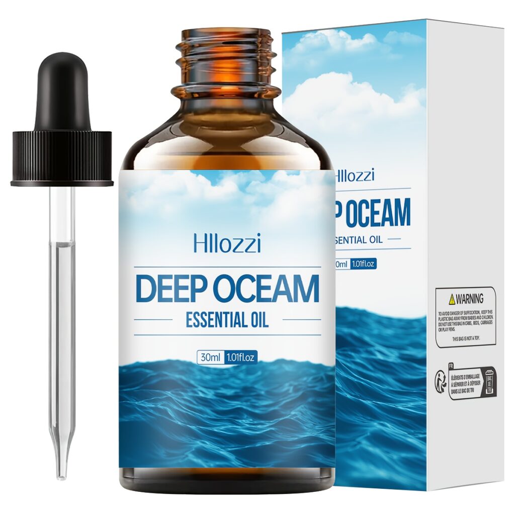 Deep Oceam Essential Oil 30ml/1.01fl.oz, Hydrating And Nourishing Massage Oil for Skin Care, Lightweight Moisturizing Oil for Body Care And Spa Use, Suitable for All Skin Types By