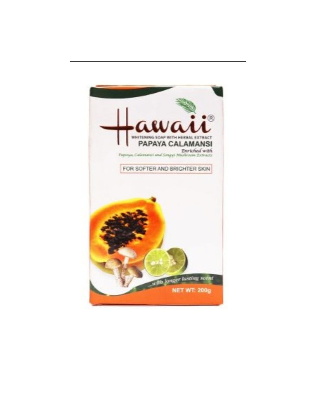 Hawaii Papaya Calamansi Whitening Soap 200g