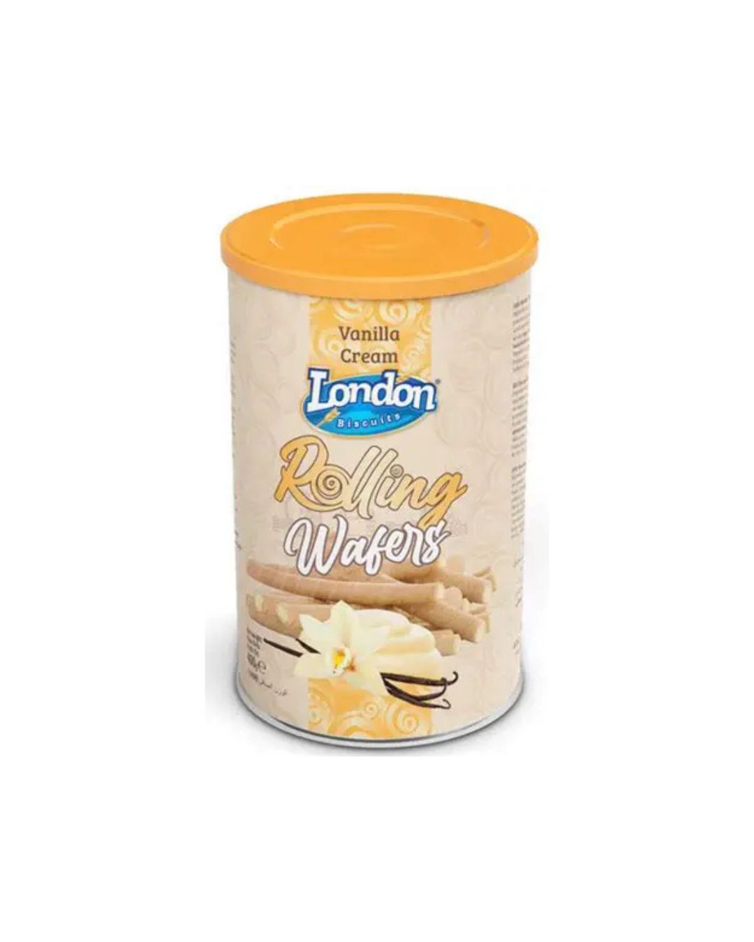 London Rolling Wafers Biscuit (Vanilla Cream) 400g