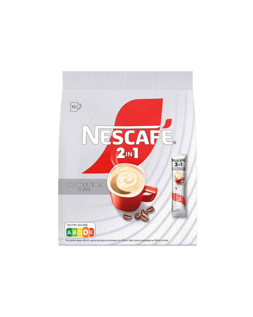Nescafe 2in1 Unsweetened Taste 80g