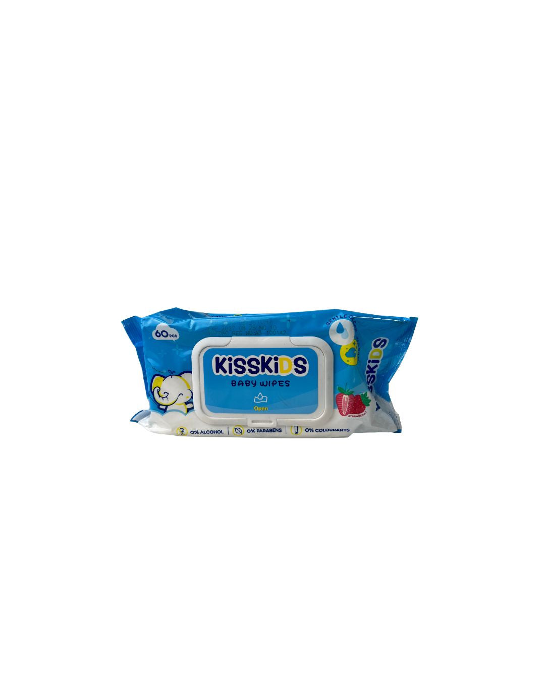 Kiss Kids Baby Wipes 60pcs