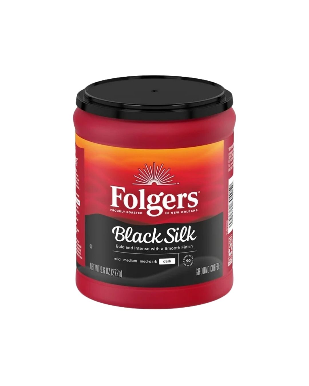 Folgers Black Silk Ground Coffee 272g