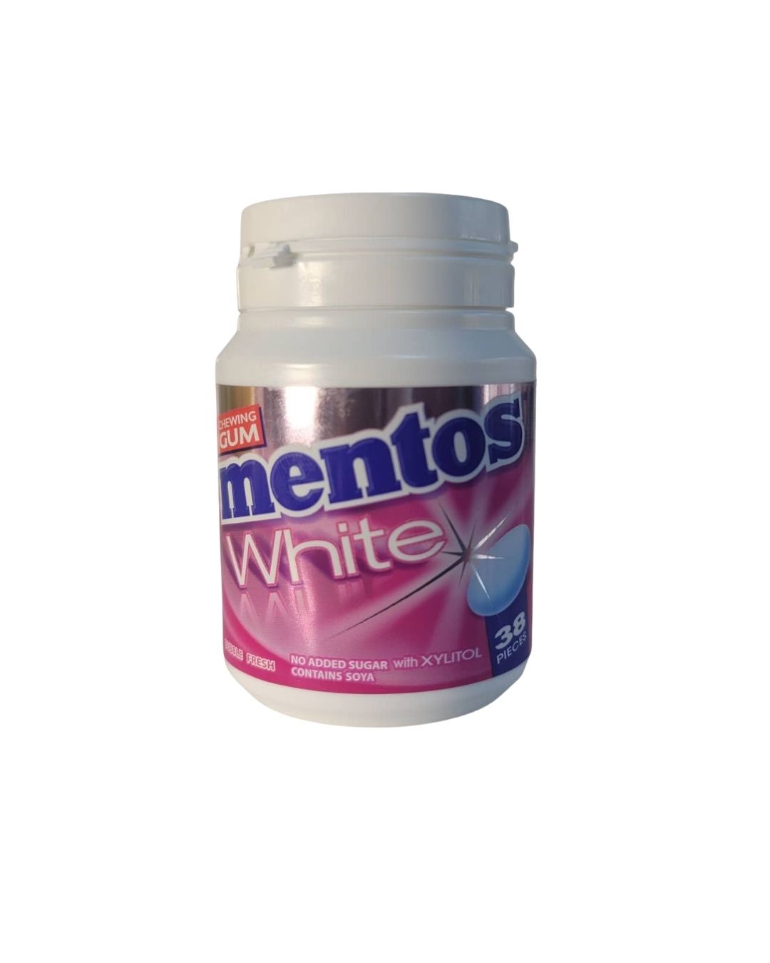 Mentos White Chewing Gum Bubble Fresh 55g