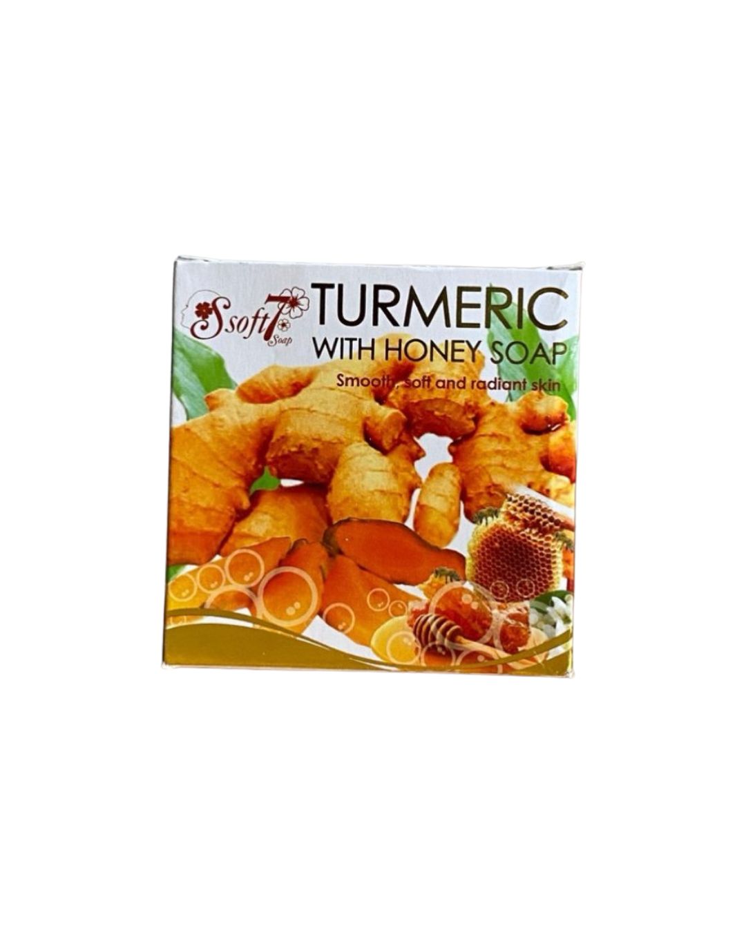 Soft 7 Turmeric with Honey Soap 120g