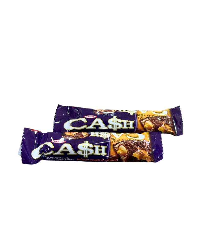 Tayas Cash Chocolate Cocoa Nougat Caramel Bar