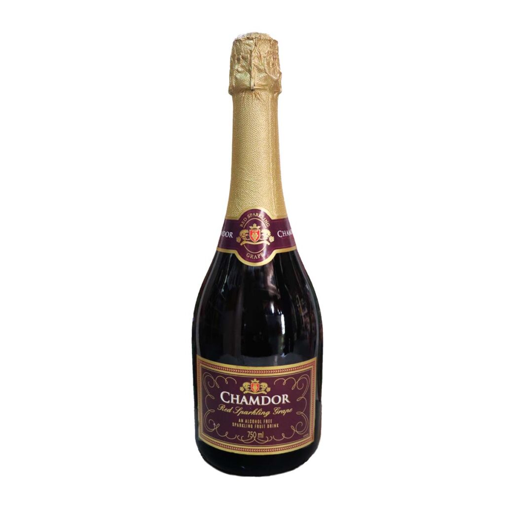 CHAMDOR SPARKLING RED GRAPE DRINK 750ML