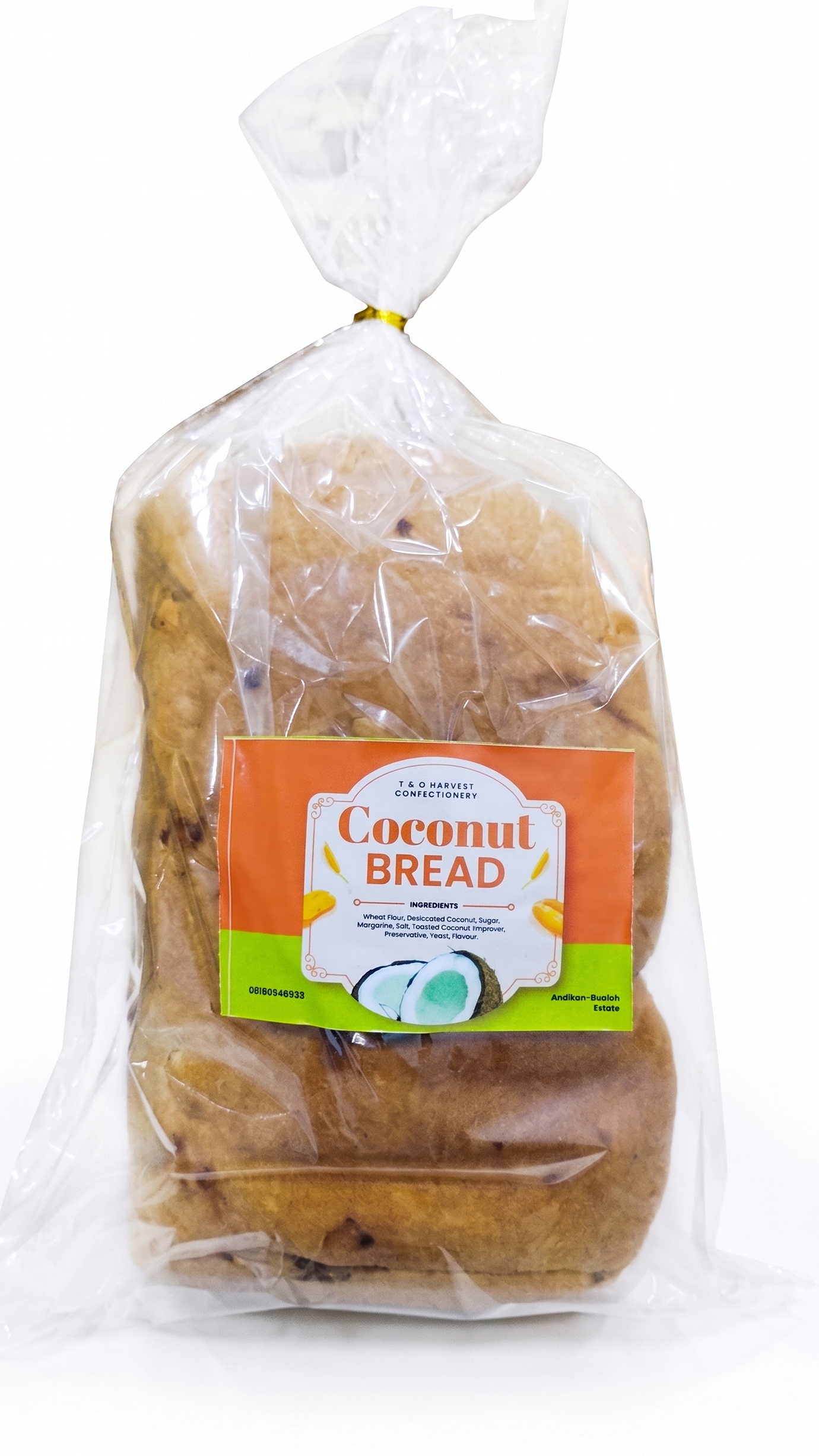 T & O Harvest Coconut Bread