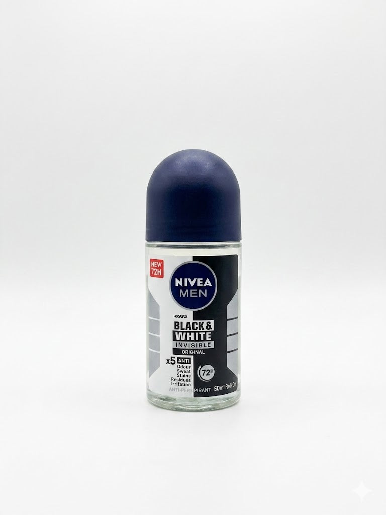 Nivea Men Black & White (Invisible Original) Roll On 50ml