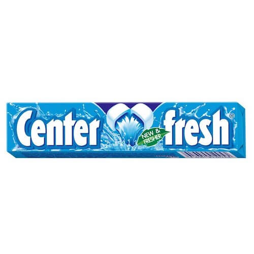 CENTER FRESH LIQUID FILLED CHEWING GUM STICK 15G