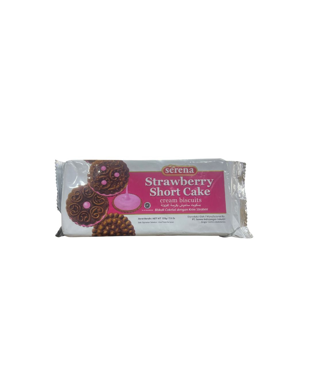 Serena Strawberry Shortcake Cream Biscuits 225g