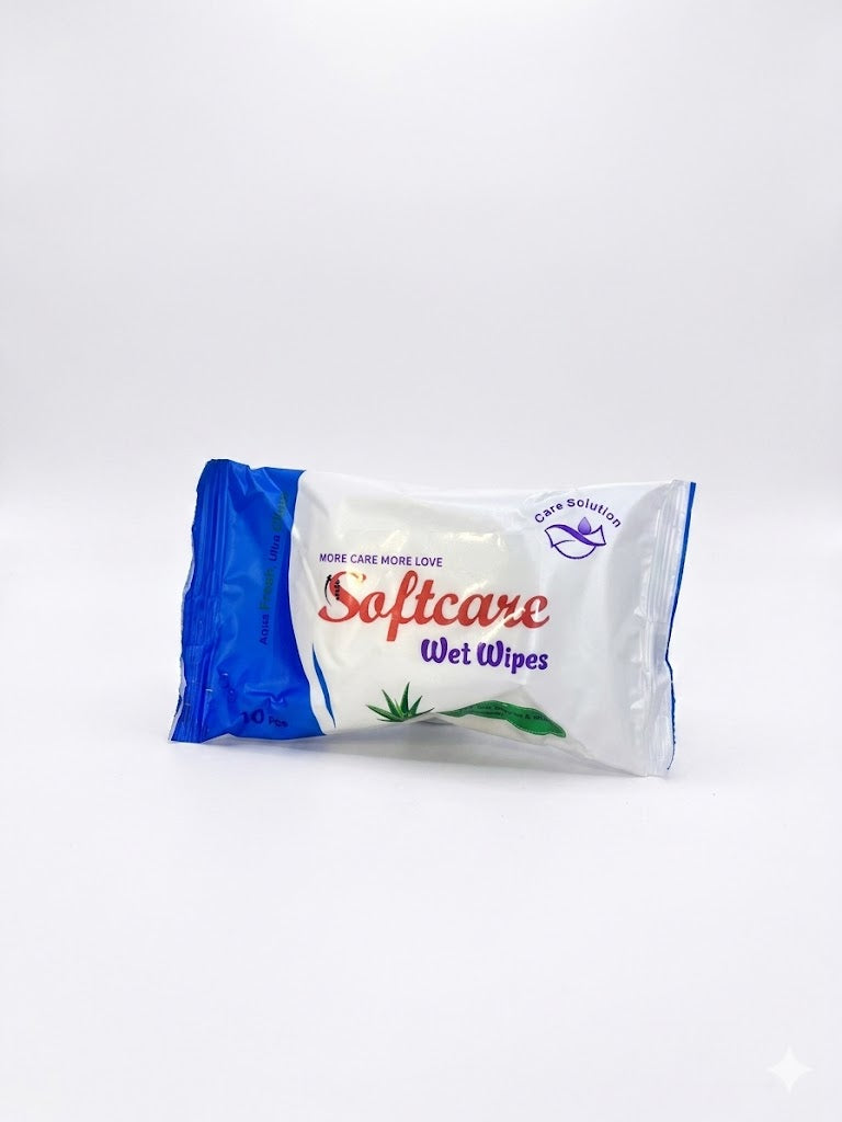 Softcare Wet Wipes by 10pcs
