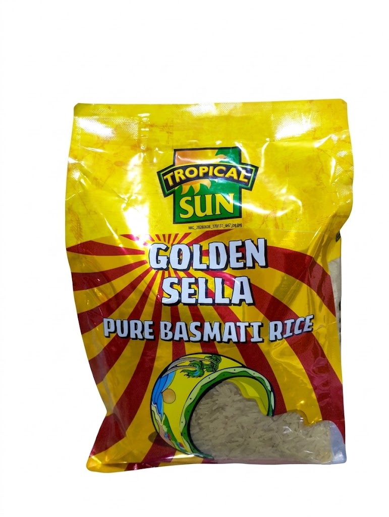 Tropical Sun Golden Sella Pure Basmati Rice 2kg