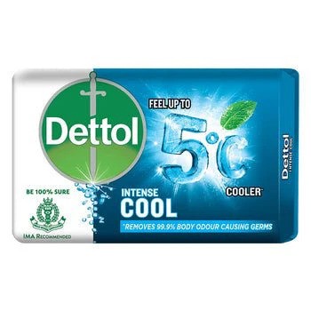 Dettol Instant Cool Antibacterial Bar Soap