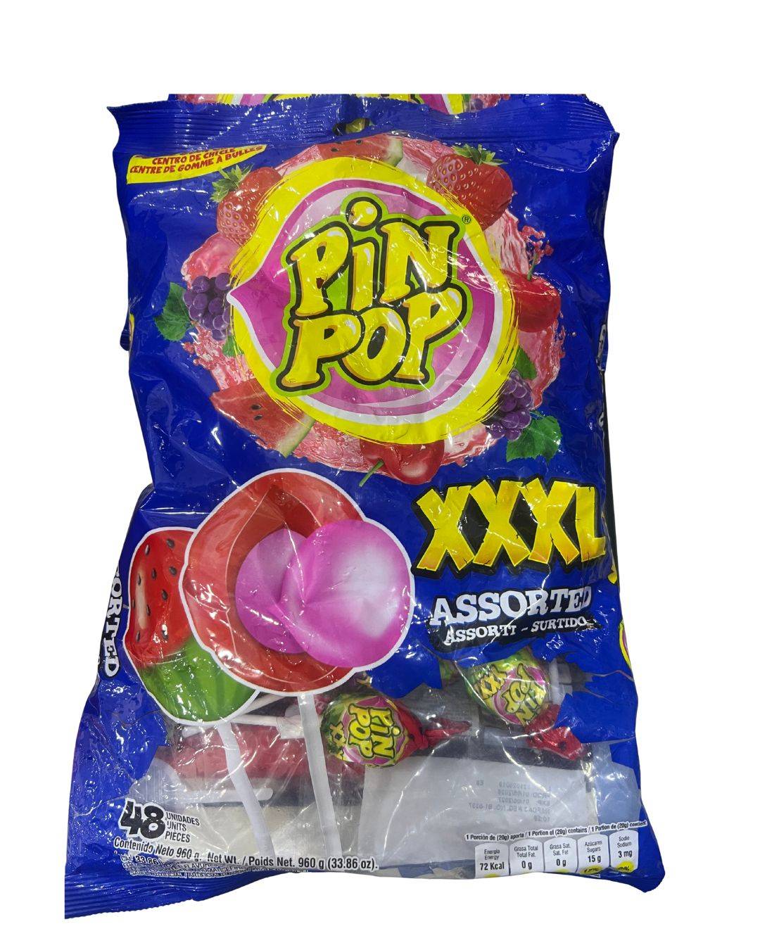 Pinpop Xxxl Assorted 960g