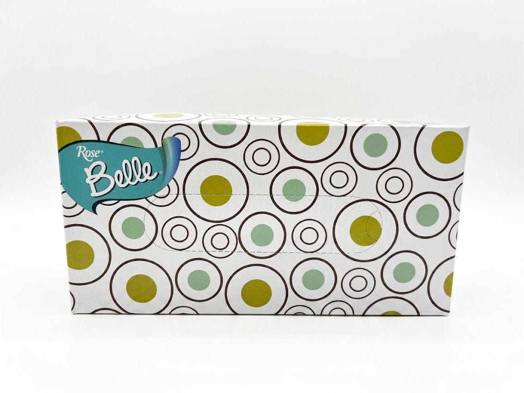 Rose Belle Facial Tissue Box 210 x 210mm