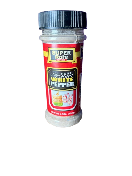 Super Rate Pure Ground White Pepper 100g