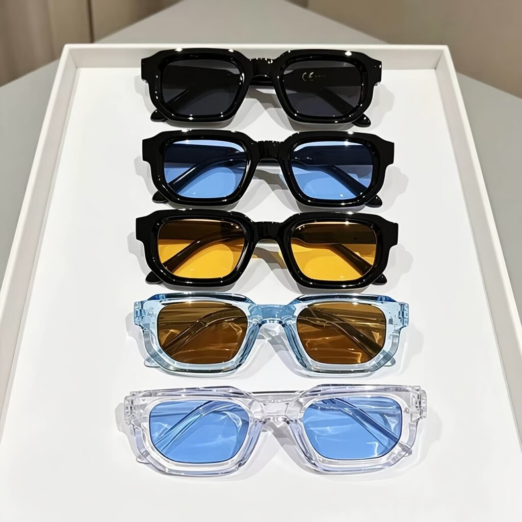 Fashion Trendy Retro Square Glasses, Unisex Fashion Glasses, Retro Square Frame